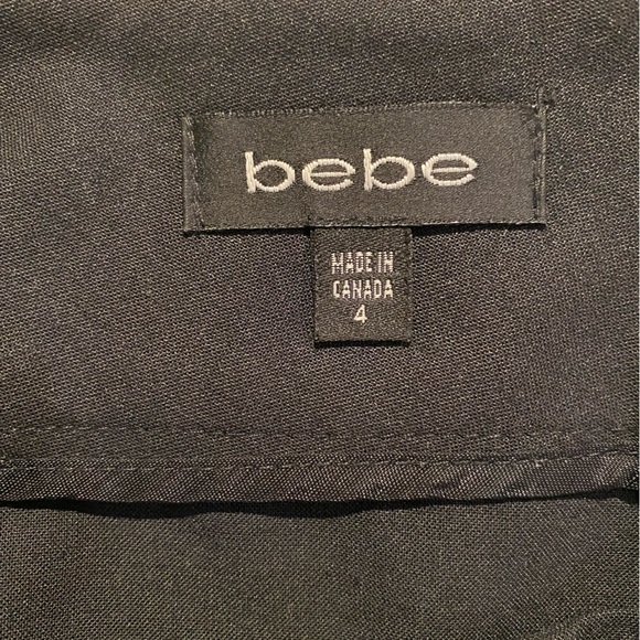 BEBE black pencil skirt, size 4 - Picture 3 of 5